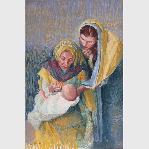 Mary and Elizabeth/Pastel